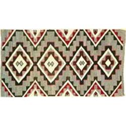 Navajo Indian Klagetoh Region Rug. 32.5  x 59 . Estimate $600-$800.…