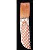 Image 1 : Beaded Knife Scabbard. 8" long. Estimate $200-$300.…