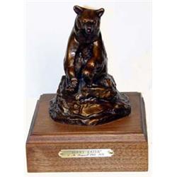 C.M. Russell (1864-1926). Bronze sculpture. "Berry Eater" #73/100. 7.5" tall. Estimate $400-$500.…