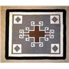 Image 1 : Navajo Indian Two Grey Hills Area Rug. Excellent condition. 28.5" x 34". Estimate $300-$400.…