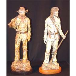 Tom Fay. Pair of original plaster sculptures. Great Falls artist. Son of the late Arlene Hooker F…