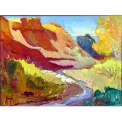 Susan Greaves (b.1944). Oil. Landscape. 12" x 16". Estimate $300-$400.…