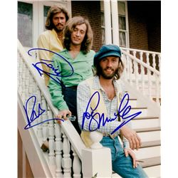 Barry Gibb, Robin Gibb & Maurice Gibb Signed  The Bee Gees  8x10 Photo (JSA ALOA)