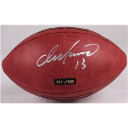 Dan Marino Signed LE Commemorative Football (Mounted Memories)
