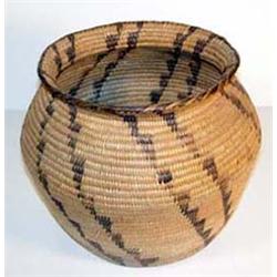 Pima Indian Basketry Olla. Excellent condition. 8.5  x 8 . Estimate $900-$1,200.…