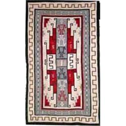 Navajo Indian Rug. 66" x 105". Estimate $4,000-$5,000.…