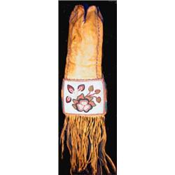 Fabulous Prairie Tribe or Blackfeet Indian Pipe Bag. 24" long. Estimate $3,000-$4,000.…