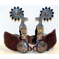 Steve Schmitt Spurs. Gold & Silver Mounted. One Of The Finest Contemporary Makers. Estimate $3,00…
