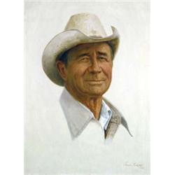 Verne Tossey (1920-2002). Oil on board. Portrait. 14  x 11 . Estimate $900-$1200.…