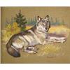 Image 1 : Elmer Sprunger (b.1919). Oil on canvas. "Lobo The Wolf." 8" x 10". Estimate $500-$750.…