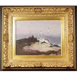 Roy M. Mason (1886-1972). Watercolor. Sea birds. Framed  under glass. sight size 11" x 14". Estim…