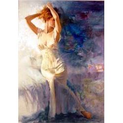 Howard Rogers (b.1932). Oil on canvas. "Shannon." 24" x 18". Estimate $4,000-$5,000.…