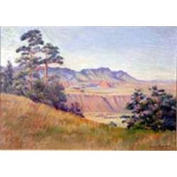 Sandy (Cyrus V) Ingersoll (b. 1908). Oil on board. Landscape. 13.5  x 19 . Estimate $1,000-$1,500…