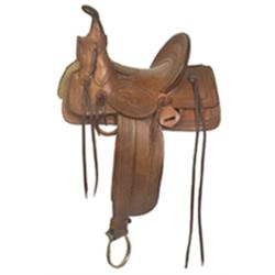 George Lawrence Loop Seat Saddle. Estimate $6,000-$8,000.…