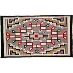 Navajo Indian Rug. Fine condition. 42.5  x 72 . Estimate $1,500-$2,000.…