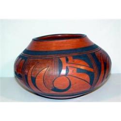 Hopi Pueblo Indian Pot circa 1940's. Ex Otha Wearin collection. 6.5" x 10.5". Estimate $1,000-$1,…