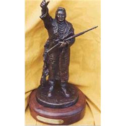 Robert Scriver (1914-1999). Bronze sculpture.  No More Forever.  Chief Joseph #16/75. 13  tall. E…