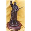 Image 1 : Robert Scriver (1914-1999). Bronze sculpture. "No More Forever." Chief Joseph #16/75. 13" tall. E…