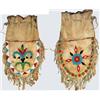 Image 1 : Santee Sioux Indian Beaded Bag. circa 1900. Excellent condition. 11" x 6.5". Estimate $750-$1,000…