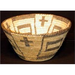 Pima Basket. Excellent condition. 5" x 9". Estimate $300-$400.…