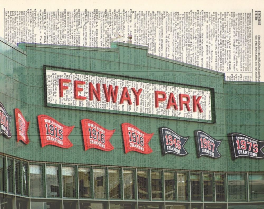 Boston Red Sox Fenway Park Scoreboard Art Print