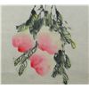 Image 4 : Chinese Watercolour Peach Zhang Wentao 1764-1814