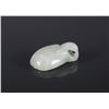 Image 1 : Chinese White Jade Carved Turtle Toggle