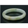 Image 1 : Chinese White Jadeite Carved Bangle