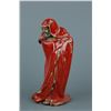Image 2 : Chinese Copper Red Porcelain Figure