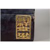 Image 2 : Chinese Wood Lacquer Box and Gilt Stamp