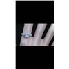 Image 1 : Natural Princess Diamond Ring E/SI1 - 1.05 Cts