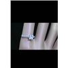 Image 5 : Natural Princess Diamond Ring E/SI1 - 1.05 Cts