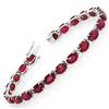 Image 1 : Natural Burma Ruby Bracelet 36ctw Ruby Bracelet
