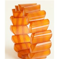 Antique Natural Butterscotch Egg Yolk Amber Bracelet