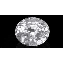 Natural white Sapphire 2.69 carats - no Treatment