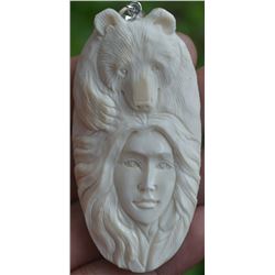 Hand Carved Pendant