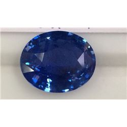 Stunning Kashmir Sapphire 12.09 carats - CD certified