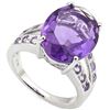 Image 1 : Natural Amethyst 7.75 carats Ring