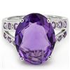 Image 2 : Natural Amethyst 7.75 carats Ring