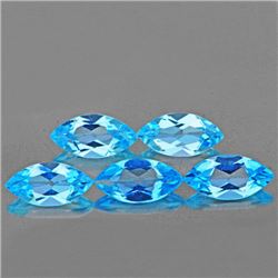 Natural Sky Blue Topaz 5.12 carats - AAA