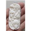 Image 1 : Hand Carved Eagle Wolf & Bear Pendant