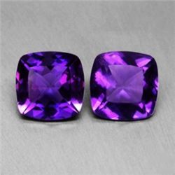Natural Purple Amethyst Pair 38 ct - VVS