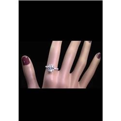 Stunning Diamond Engagement Ring D/VS2 3.16 Cts