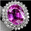 Image 1 : Stunning Pink Tourmaline Ring