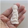 Image 1 : Hand Carved Wolf Pendant