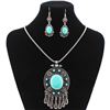 Image 1 : Tibet Silver & Blue Turquoise Necklace Set