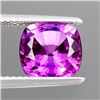 Image 1 : Cushion Purple Sapphire 3.51 carats