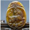Image 1 : Antique Jade Hand Carved Tiger Pendant
