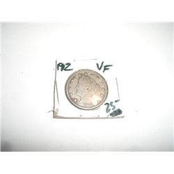 1912 Liberty "V" Nickel RFD Book Value $25+ *Nice Early VERY FINE Grade Nickel*