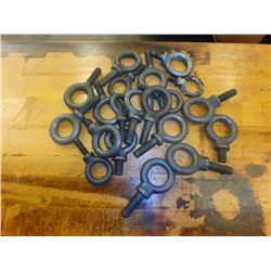 Lot of (20) Small Eye Bolts